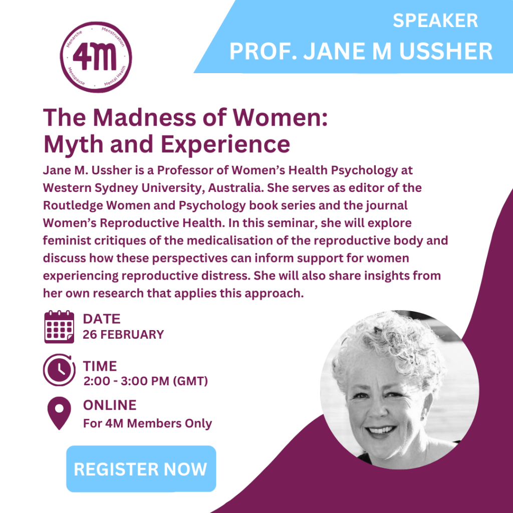 Upcoming Seminar | The Madness of Women: Myth and&nbsp;Experience